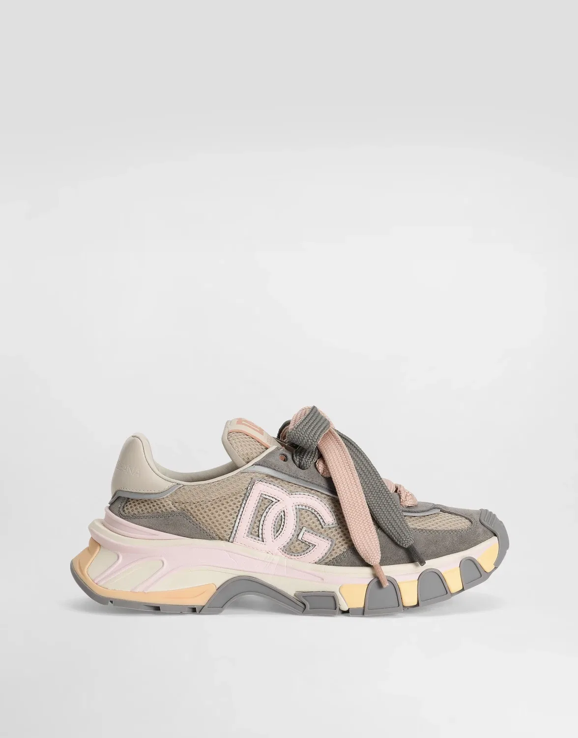 Кроссовки из ткани DG Country Road DOLCE & GABBANA, серый