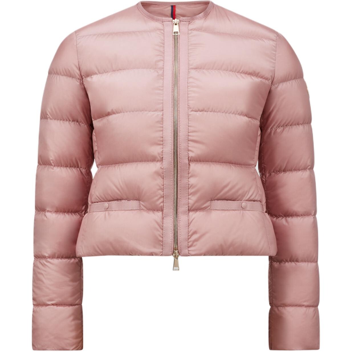 

Пуховик женский светло-розовый Moncler, светло-розовый