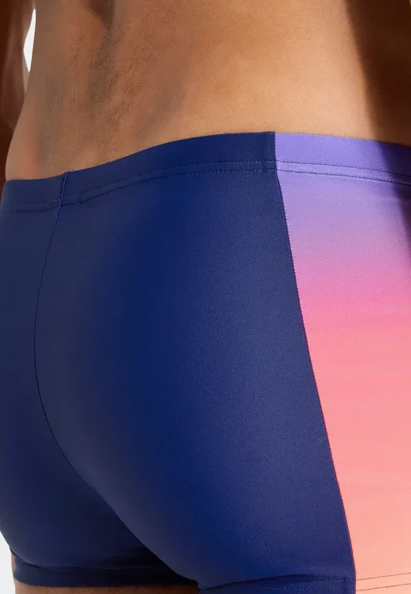 Плавки Adidas Performance Gradient swim boxers swimming trunks, темно-синий, солнечный фиолетовый, чистый турбо, ярко-оранжевый — фото 4