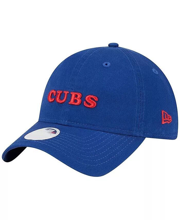 

Женская регулируемая кепка Royal Chicago Cubs Shoutout 9TWENTY New Era, синий