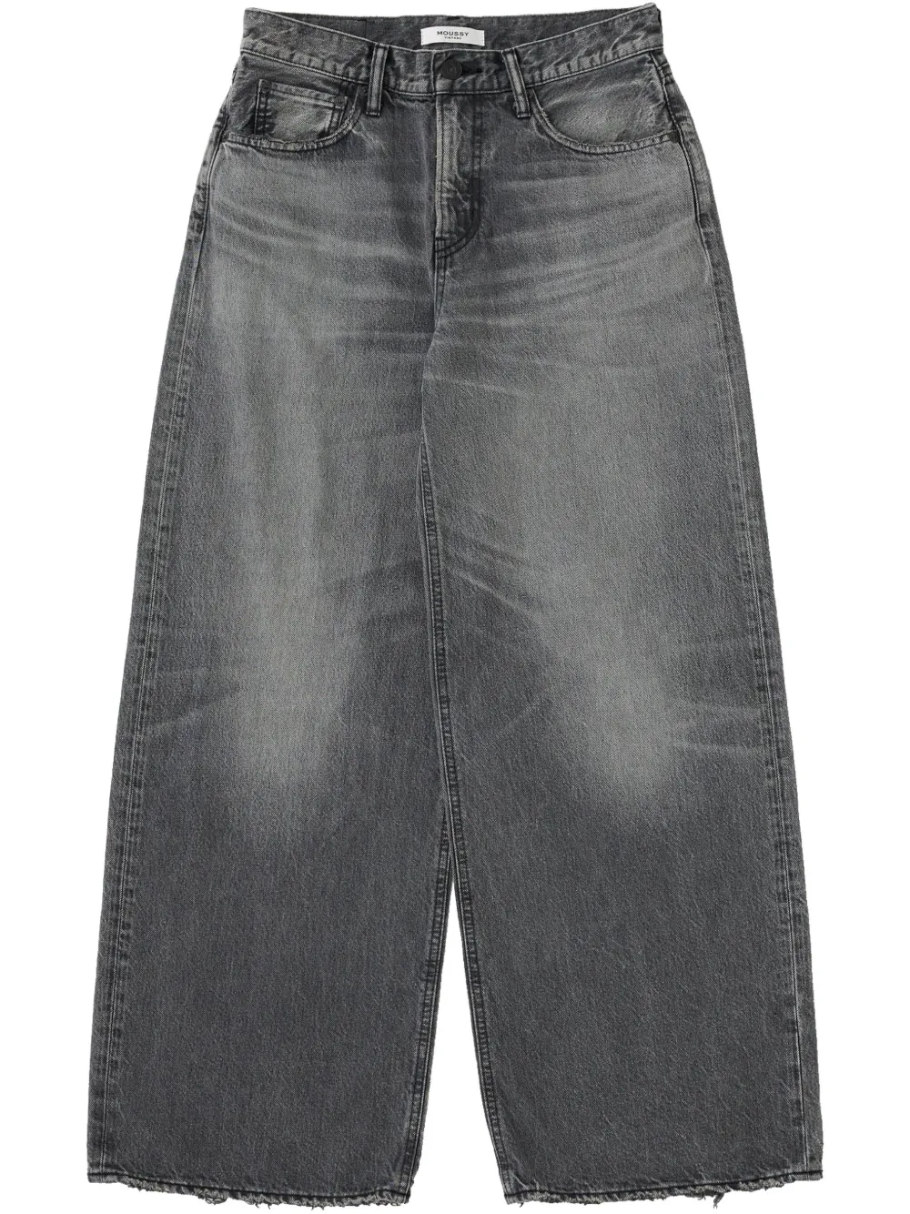 

Джинсы с широкими штанинами Moussy Vintage, черный