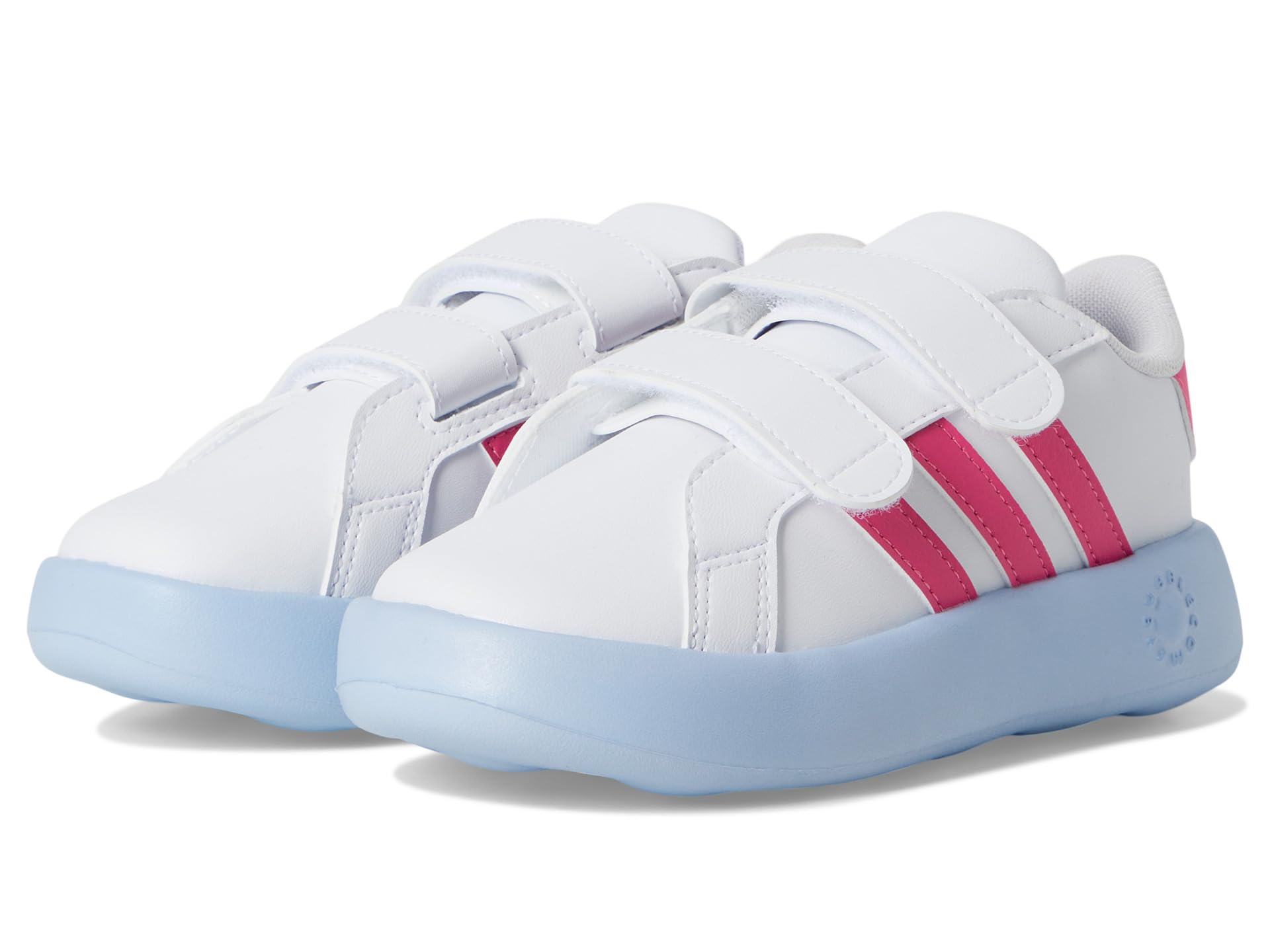 

Кроссовки Adidas Kids Grand Court 2.0 Sportswear Shoes, White/Pulse Magenta/Blue