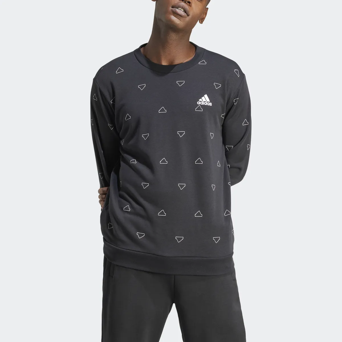 

Adidas Sportswear Толстовка "M MNGRM CRW FT", черный