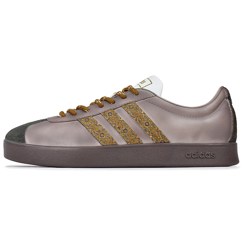 

Vl Court Classic устойчивые к истиранию низкие скейтерские кроссовки унисекс коричневый Adidas, красный коричневый