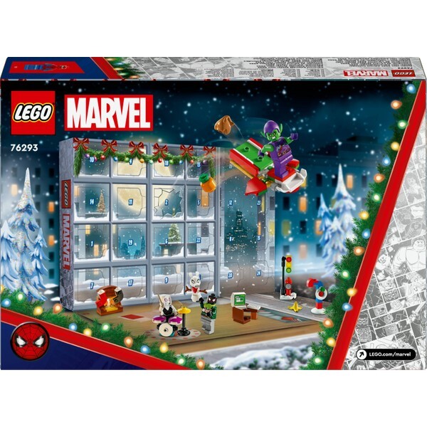 Конструктор пластиковый Lego Spider Man Адвент календарь, 246 деталей — фото 4