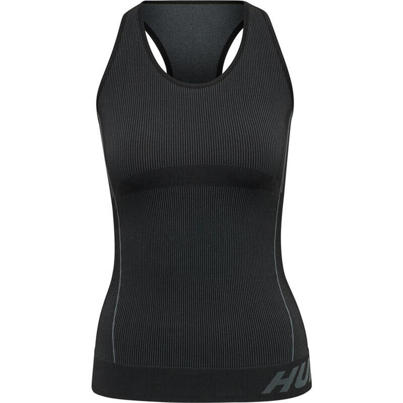 

Женский тренировочный топ Hmlte Christel Seamless Top с технологией Beecool HUMMEL, цвет grau