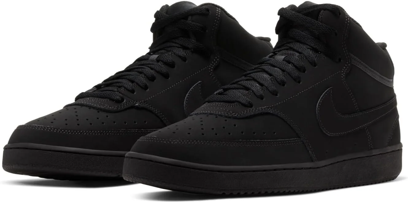 Мужские кроссовки Nike Court Vision Mid NN, белый/черный — фото 2