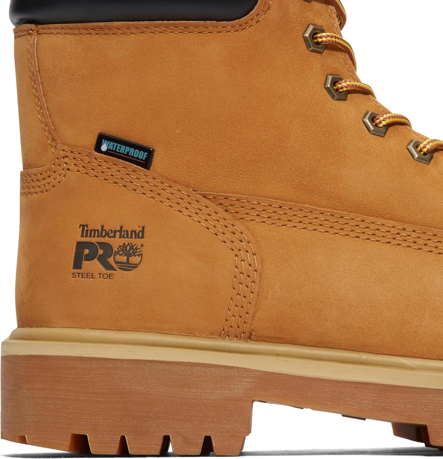 Мужские ботинки Timberland PRO Direct Attach 6 дюймов со стальным защитным носком, утепленные, водонепроницаемые, Wheat-2024 New — фото 3