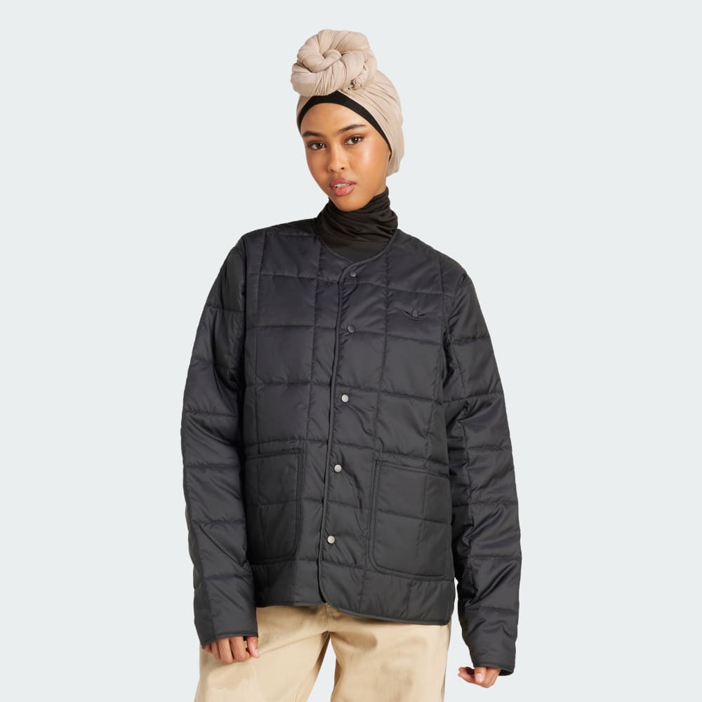 

Куртка Adidas Essentials Quilted Liner, черный