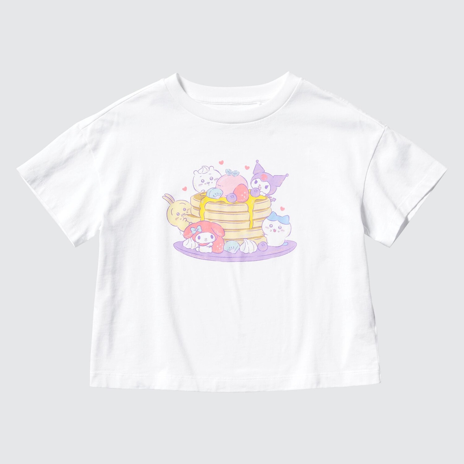 

Детская футболка Chiikawa X Sanrio с рисунком UT UNIQLO, белый