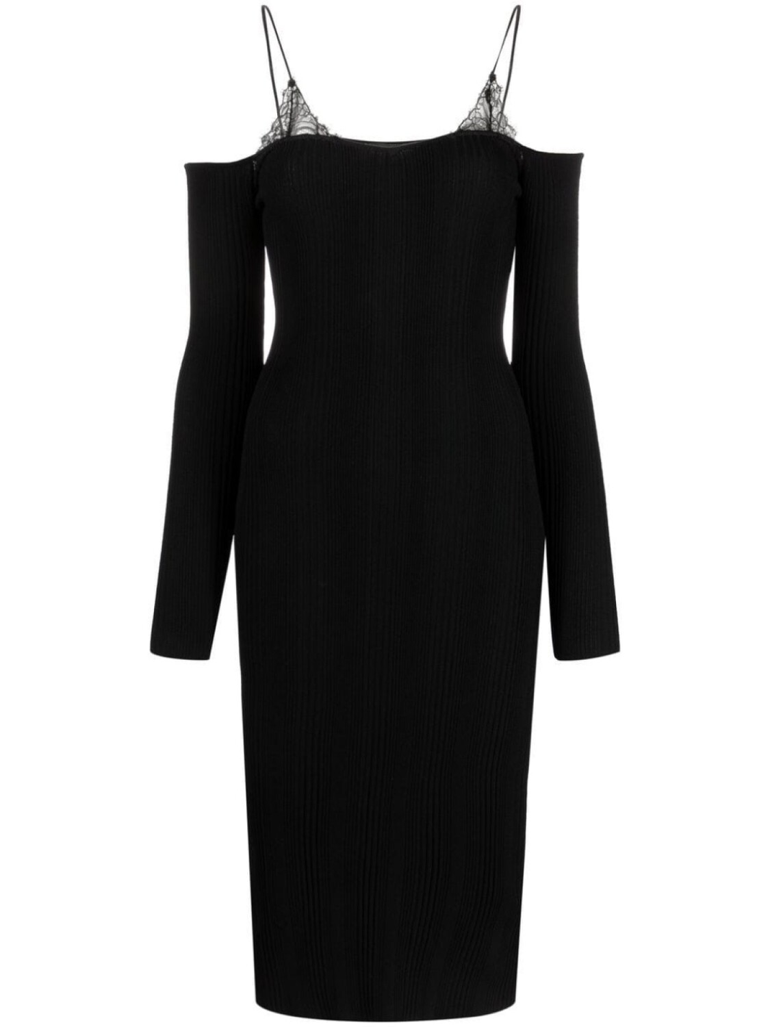 

Blumarine платье с открытыми плечами, черный