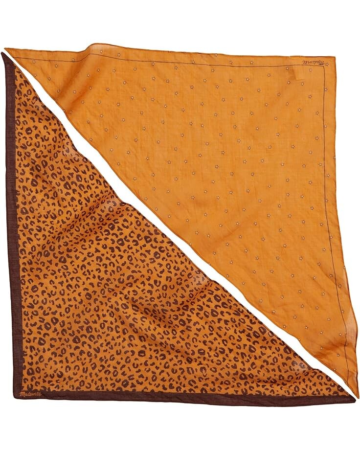 

Шарф Madewell Two-Pack Triangle Bandanas, цвет Sport Star Rich Amber