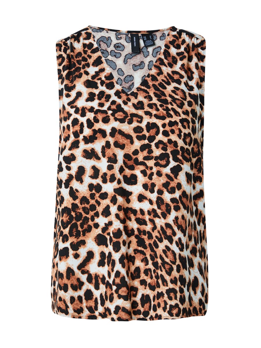 

Топ VERO MODA VMEASY JOY, цвет Camel/Light beige