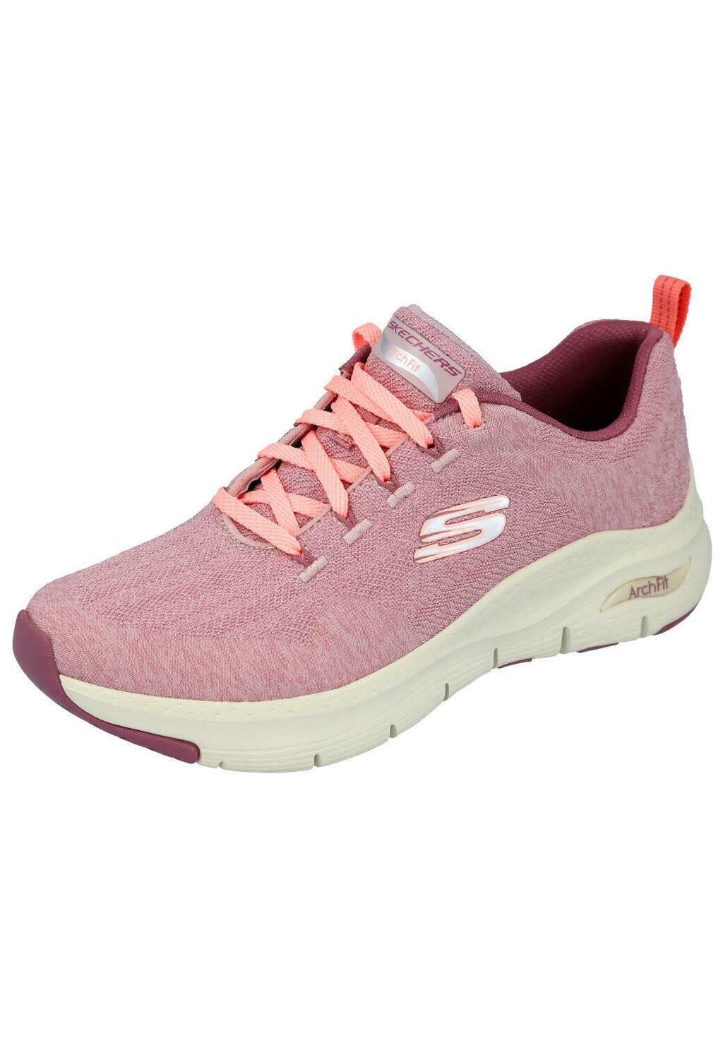 

Кроссовки Skechers с принтом, розовый