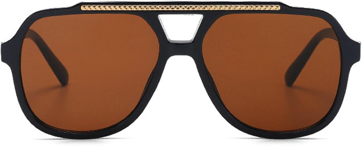 

Солнцезащитные очки Helena Oversized Retro Square для женщин и мужчин, модные винтажные очки, стильные очки для вождения, очки-пилот с защитой от УФ-излучения UV400, C3