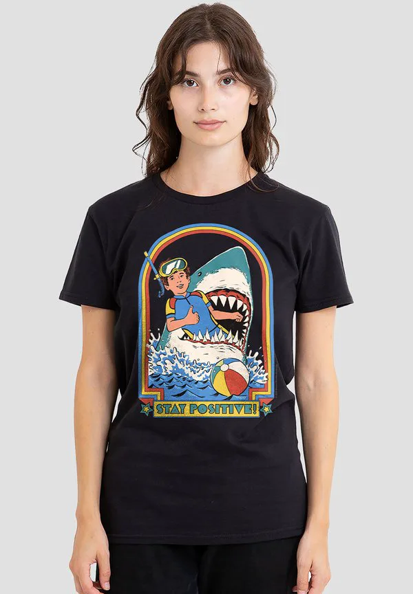 

Футболка с принтом «стивен роудс: оставайся позитивным» Cotton Soul, Black, Черный, Футболка с принтом «стивен роудс: оставайся позитивным» Cotton Soul, Black