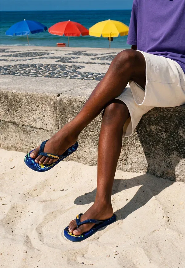 Детские топ-слипоны для бассейна Havaianas, темно-синий