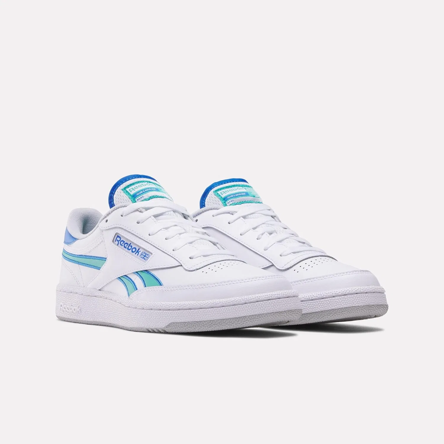 Кроссовки мужские Reebok, цвет White Kineticblue Unlshedgreen — фото 2