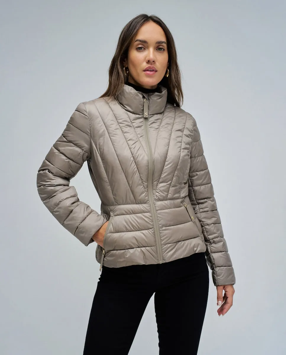 

Женская короткая стеганая куртка Джекки Salsa Jeans, коричневый