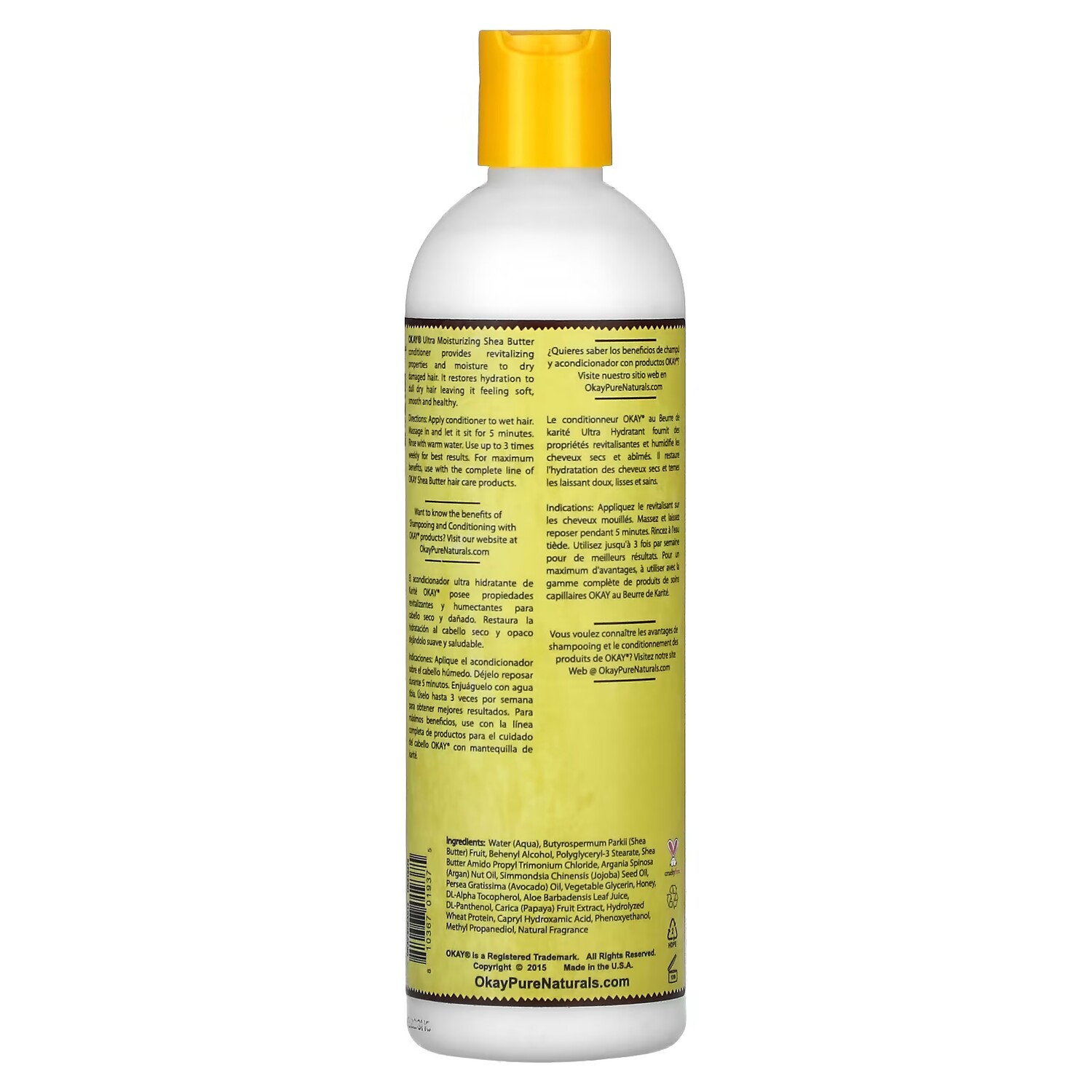 Кондиционер ультраувлажняющий Okay Pure Naturals с маслом ши — фото 2