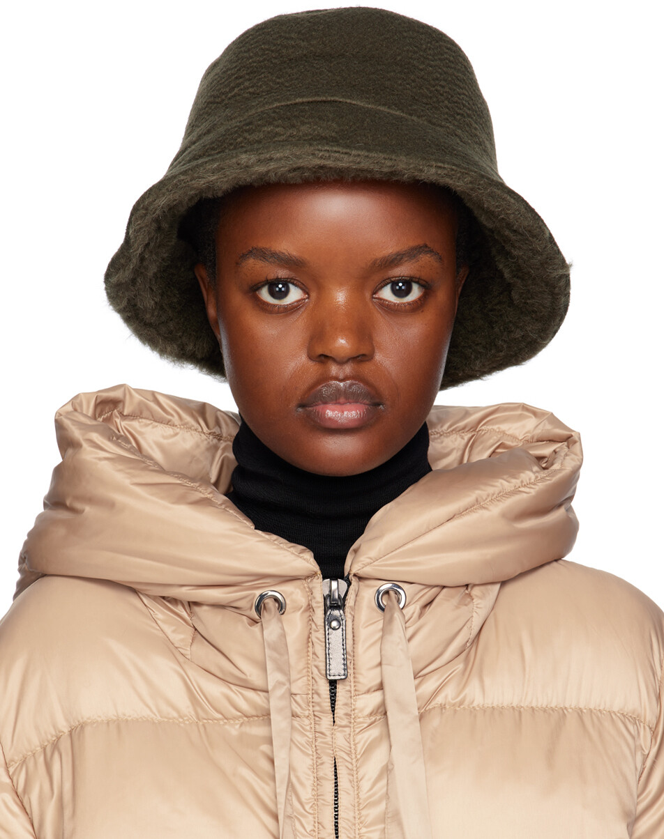 

Хаки Двусторонняя шляпа Fiducia Max Mara
