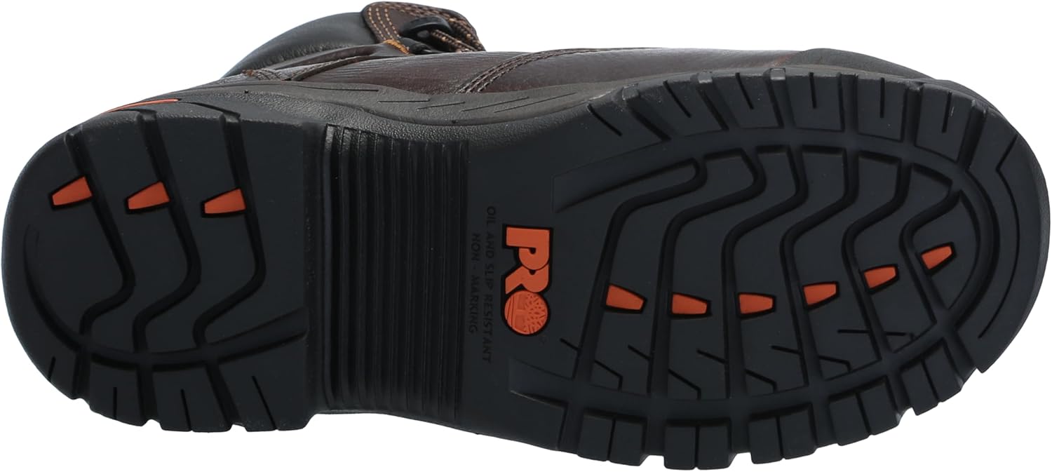 Timberland PRO мужские рабочие ботинки Helix с внутренней защитой плюсны и композитным защитным носком, 6 дюймов, Brown-2024 New — фото 4
