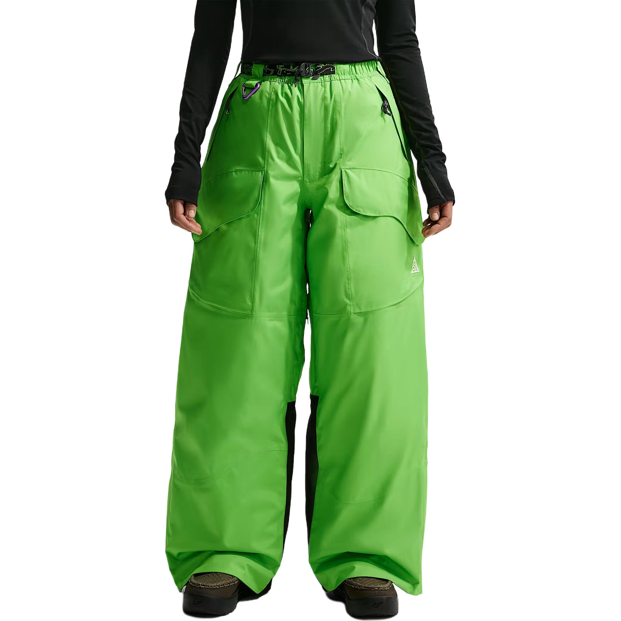 Nike Брюки ACG Cotton мужские Bright Green/Black/Coal Black/Mountain White Moderate Others — фото 3