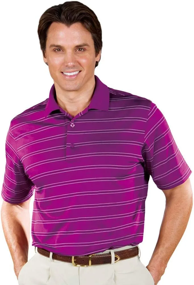 

Monterey Club мужская поло Torrey Stripe Texture