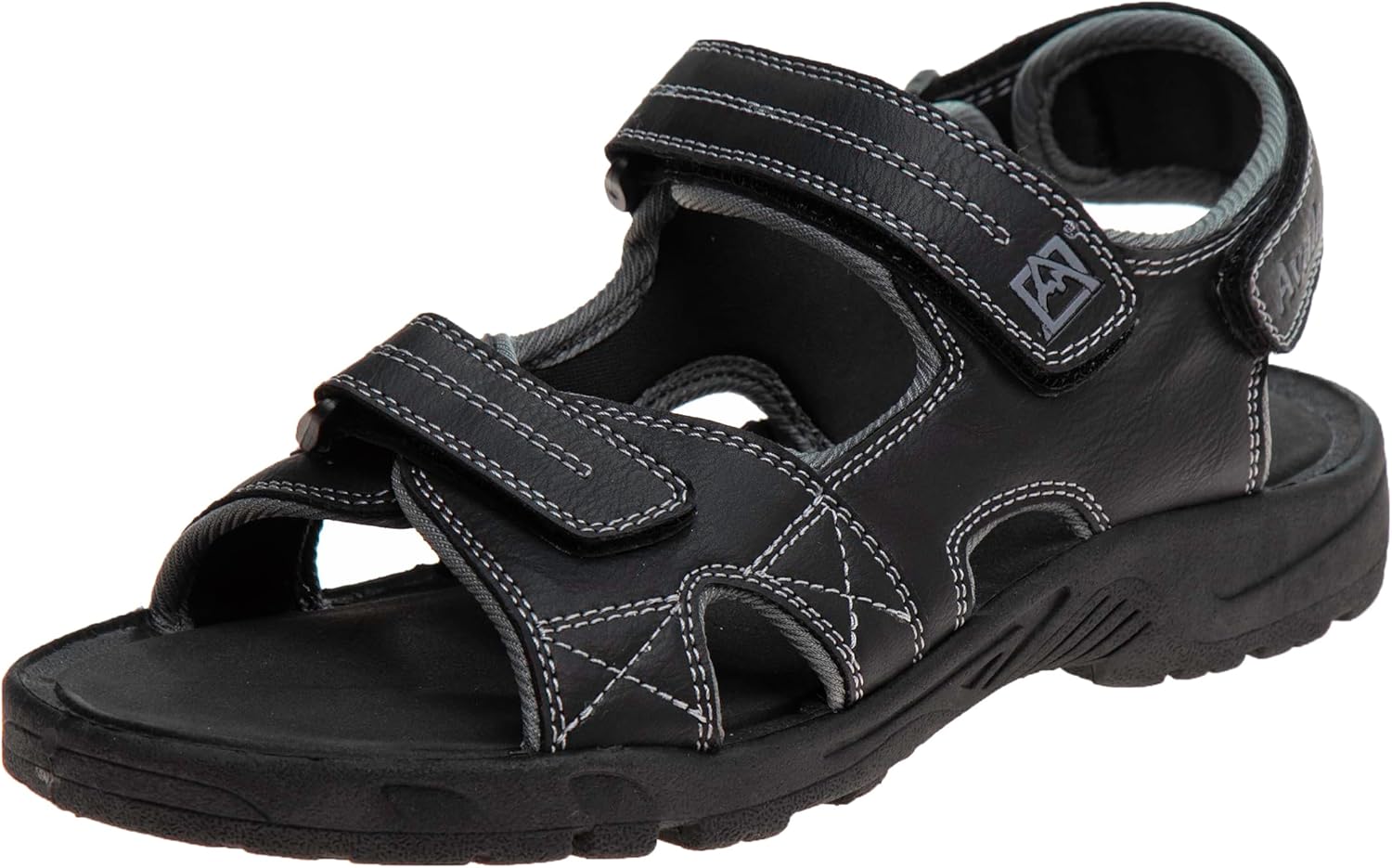 

Мужские сандалии Avalanche с рыбачьим дизайном и застежкой на липучке для походов, прогулок и пляжа, сандалии для взрослых, черный