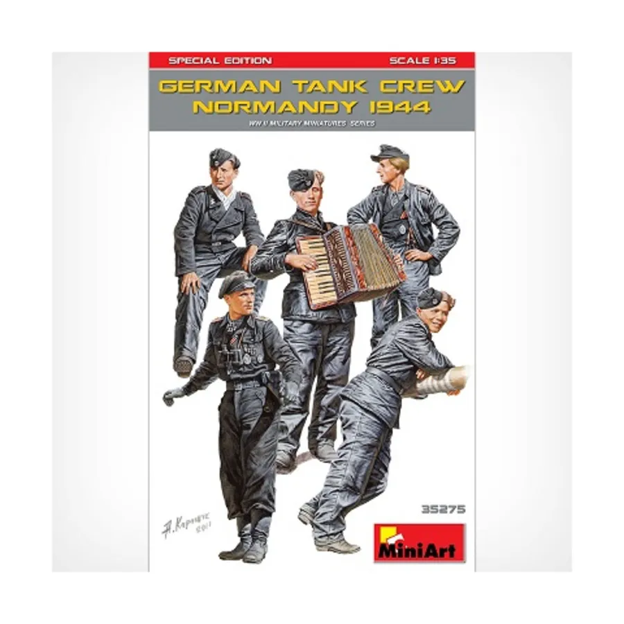 

Немецкий танковый экипаж — Нормандия, 1944 г. (специальное издание), WWII Military Miniatures Series (1:35) (MiniArt Models)