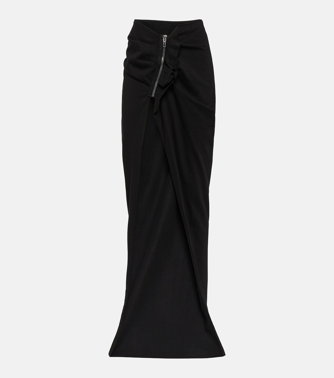 

Юбка макси drkshdw из хлопка Rick Owens, черный