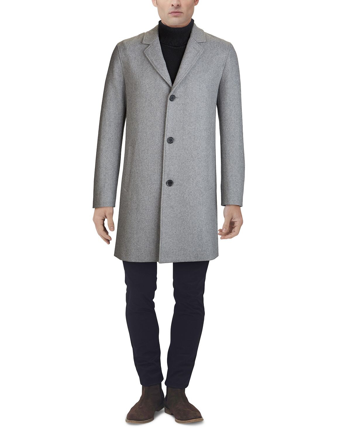 

Мужское верхнее пальто классического кроя Melton Cole Haan