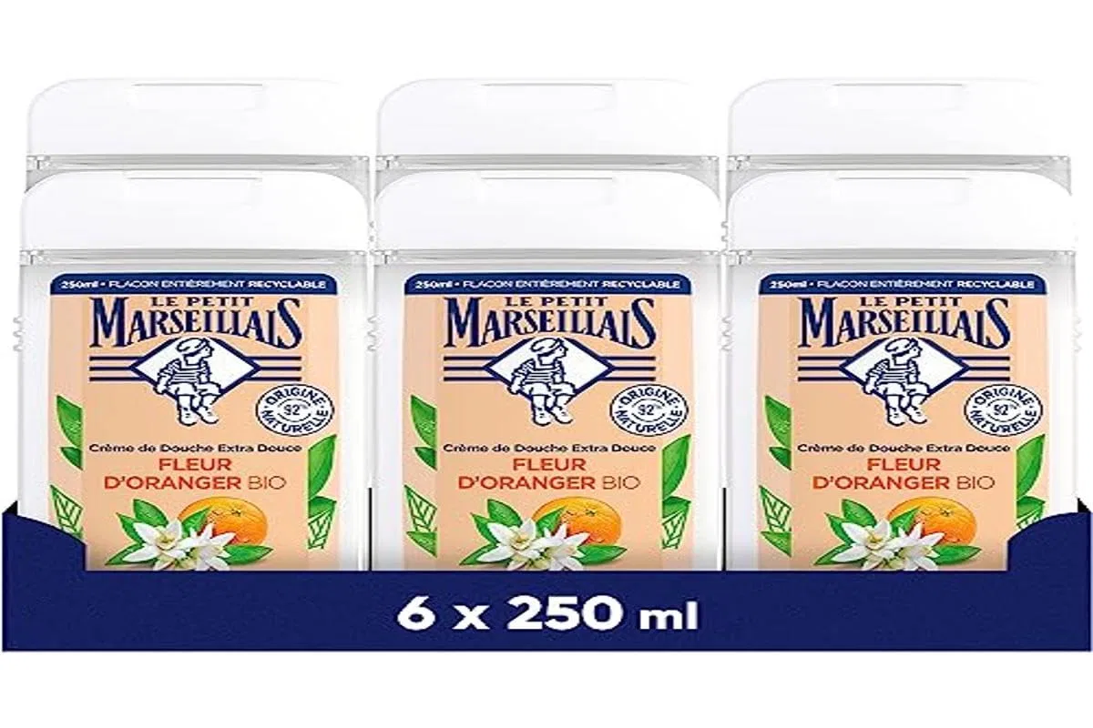 Крем-гель для душа Le Petit Marseillais Extra Soft Organic Orange Blossom (6 x 250 мл) Le Petit Marseillais