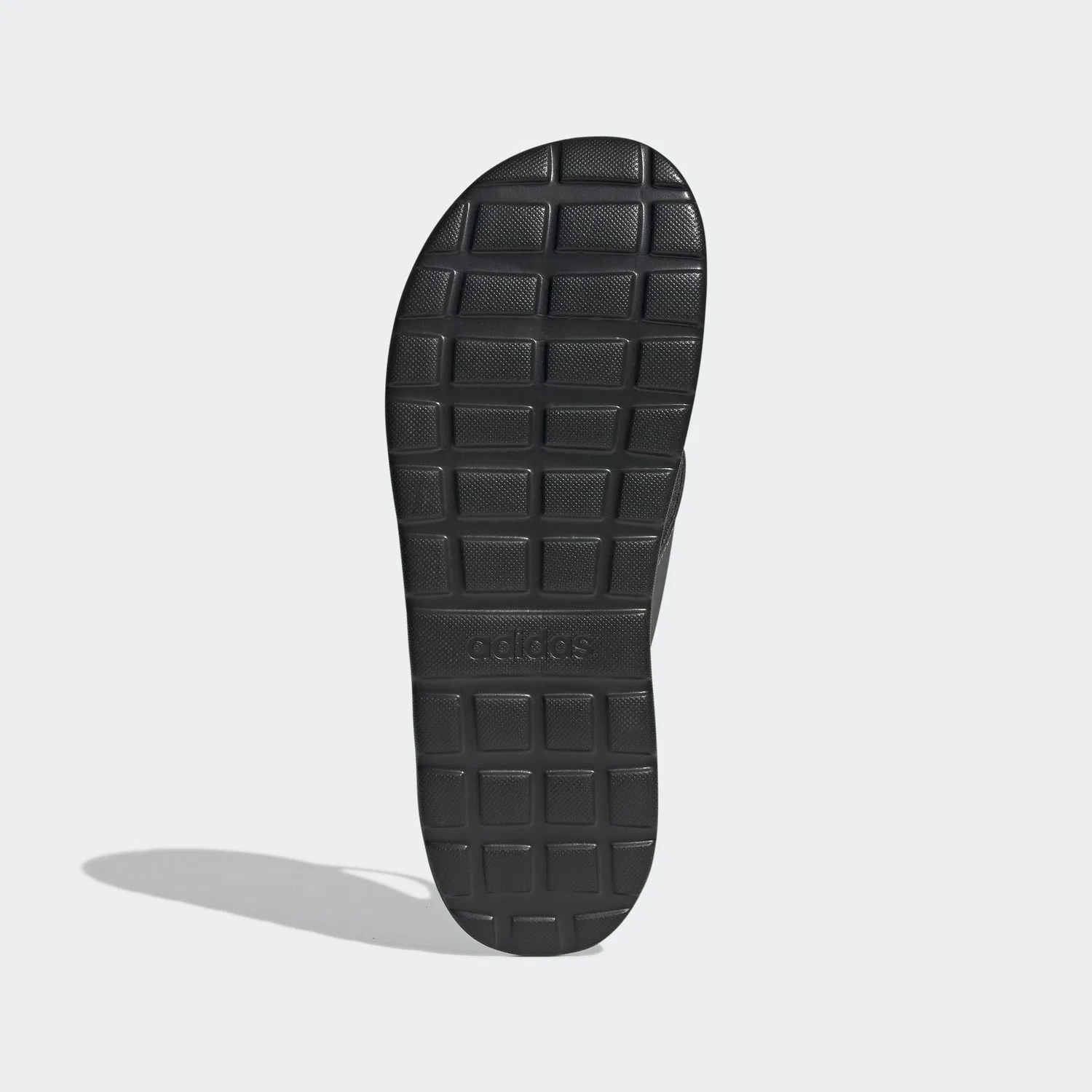 Мужские шлёпанцы Adidas Comfort Flip-Flop, чёрно-серые — фото 4