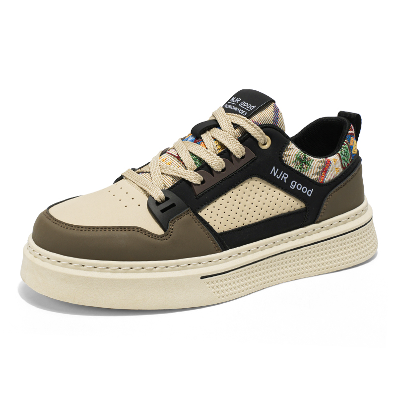 

Boogie Bear Дышащие низкие скейтерские кроссовки мужские Black Beige, цвет Black Beige