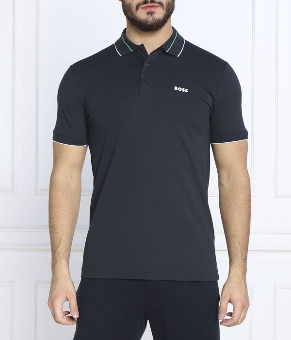 

Поло Boss Green Paul Slim Fit, синий