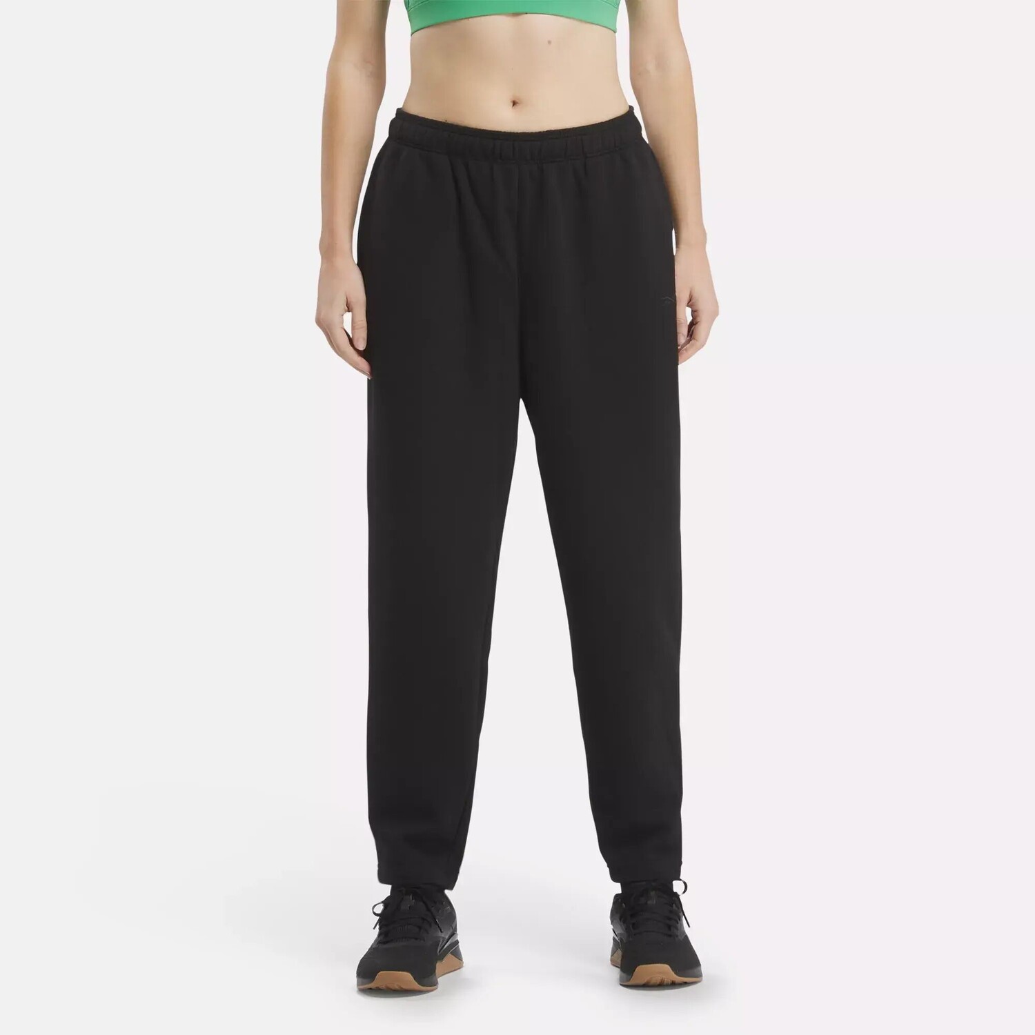

Флисовые спортивные штаны Lux Reebok, черный