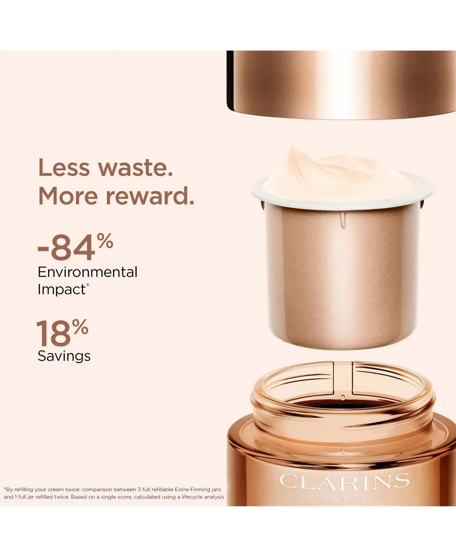 Clarins Сменный блок увлажняющего ночного крема для сухой кожи с эффектом усиления упругости, 48 г — фото 2