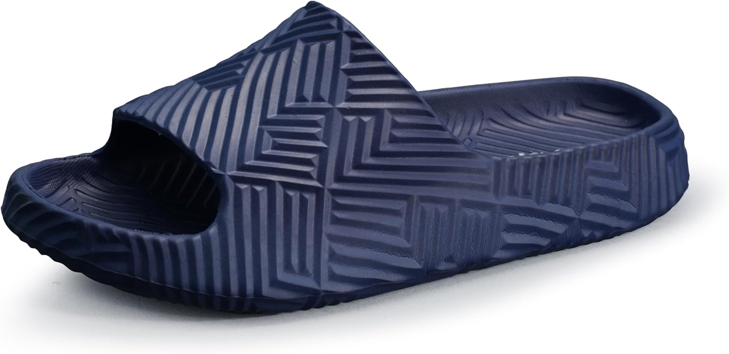 

Шлепанцы Weweya для женщин и мужчин - тапочки для душа - нескользящие домашние тапочки - легкие пляжные сандалии, синий