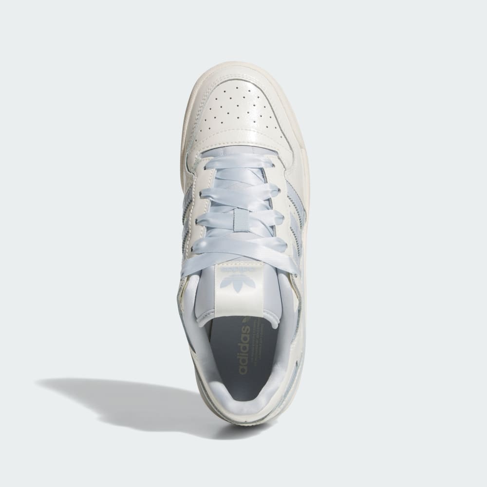 Кроссовки Adidas Forum Low CL Shoes, цвет Off White/Halo Blue/Off White — фото 2