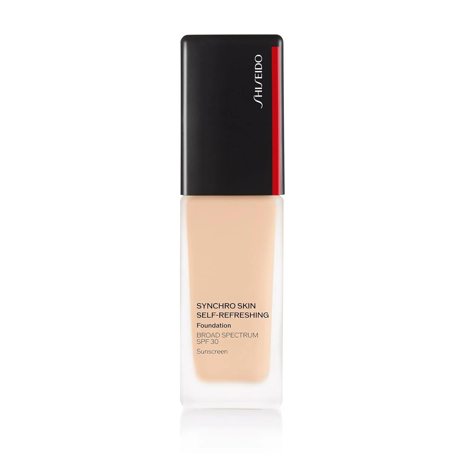 Shiseido Synchro Skin Self-Refreshing Foundation SPF 30, Opal 130, тональный крем среднего и полного покрытия, естественное сияние, 24 часа стойкости, водостойкий, некомедогенный, 30 мл, 130 - Opal