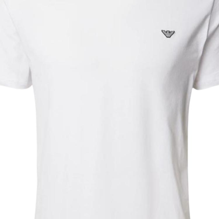 EMPORIO ARMANI Футболка EA SS25 мужская белая — фото 3