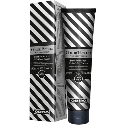 Color Psycho Wild Black полуперманентная крем-краска для волос 150 мл Osmo — фото 2