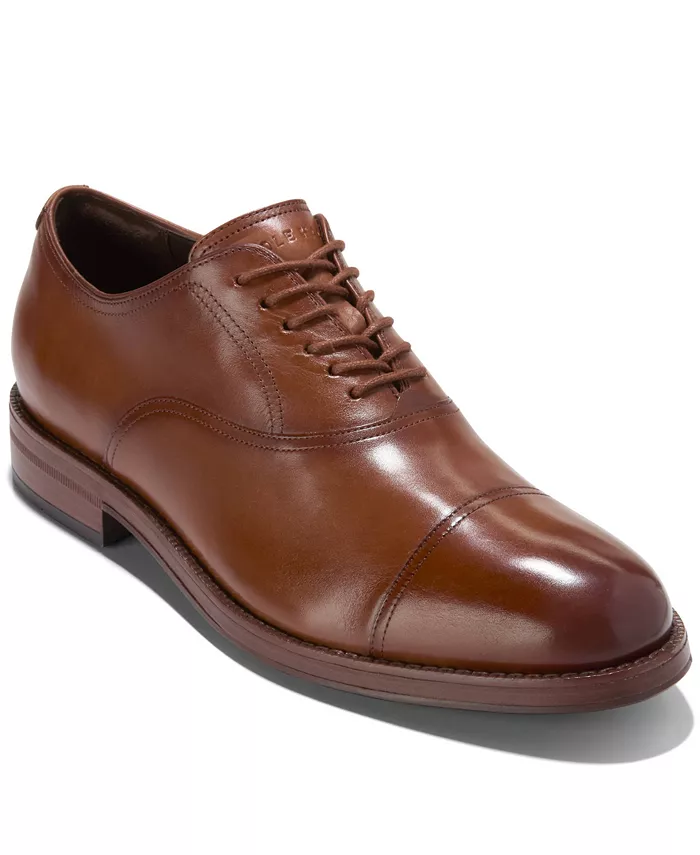 

Мужские оксфорды Ledley Grand с отделкой на мыске Cole Haan, коричневый