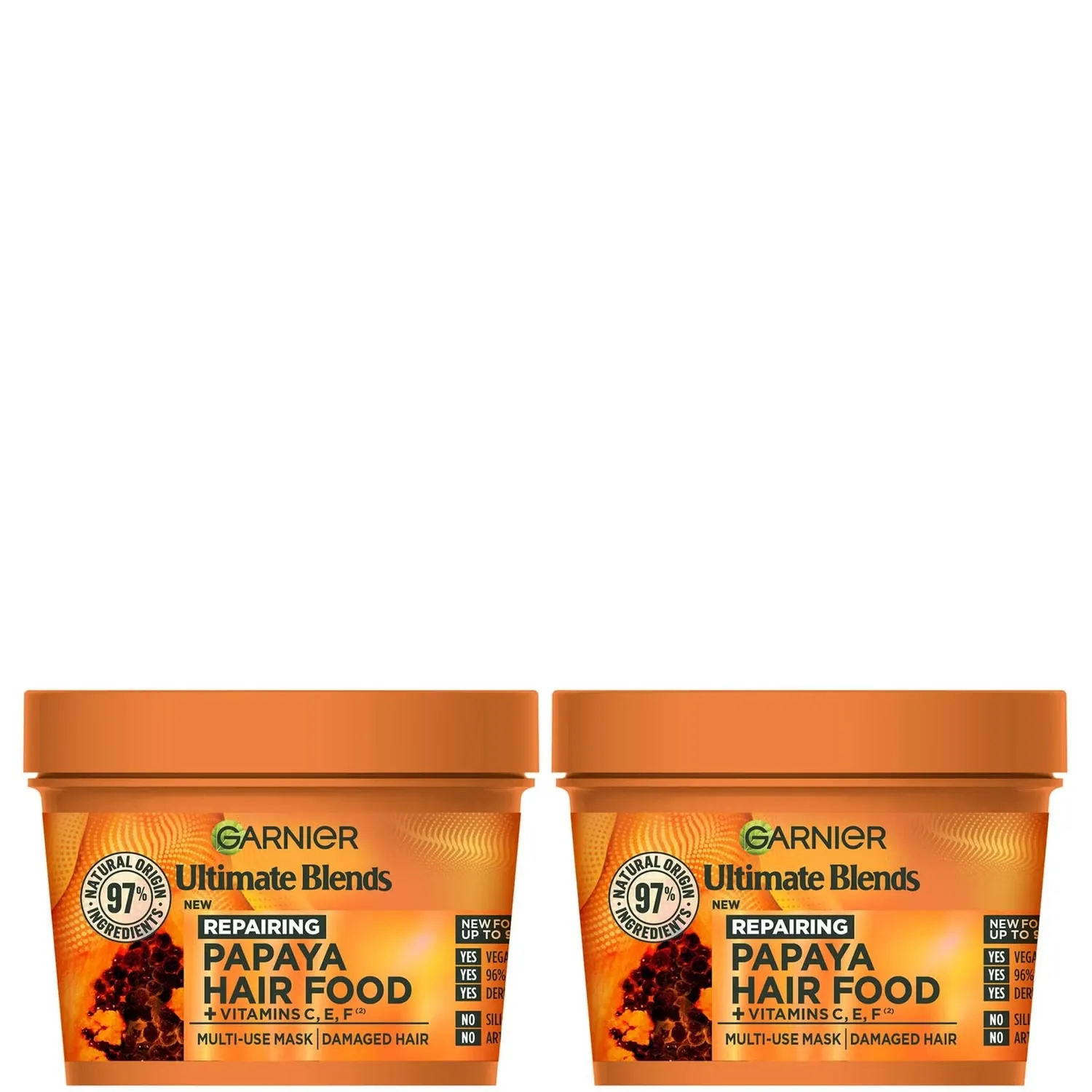 

Ultimate Blends Papaya 3-в-1 Маска для поврежденных волос Дуэт Garnier