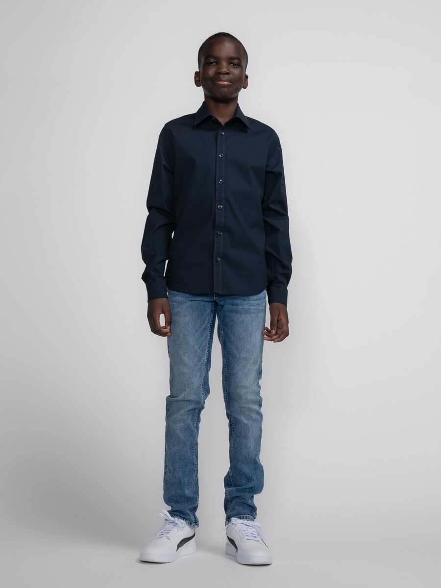 Рубашка Slim Fit на пуговицах Petrol Industries Mcgrath, темно-синий — фото 3