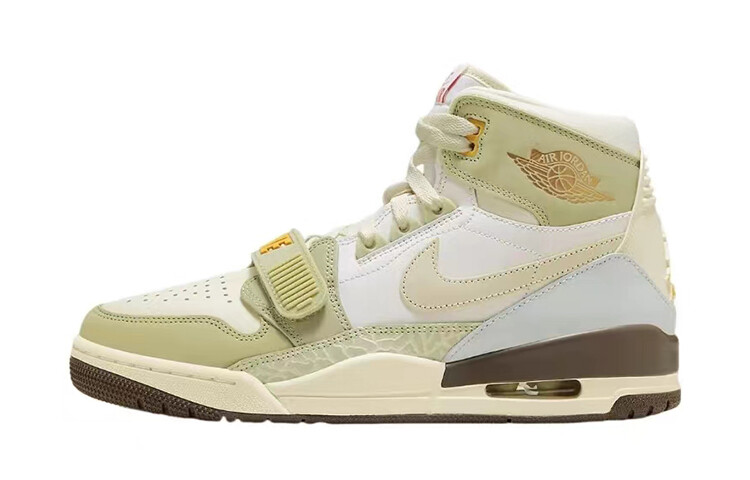 Кроссовки JORDAN Legacy 312 Vintage Basketball Shoes Men High-Top Green — фото 3
