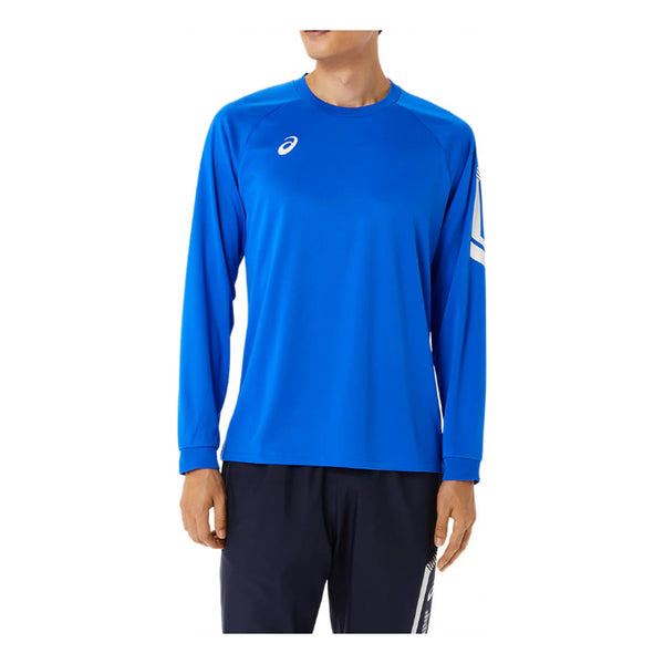 

Футболка limo dry longsleeve t-shirt 'blue' Asics, синий