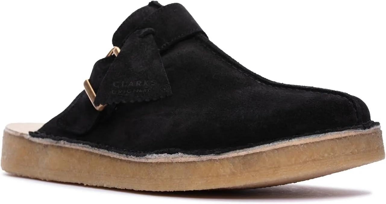 Мужские мюли Clarks Trek, черный/черный