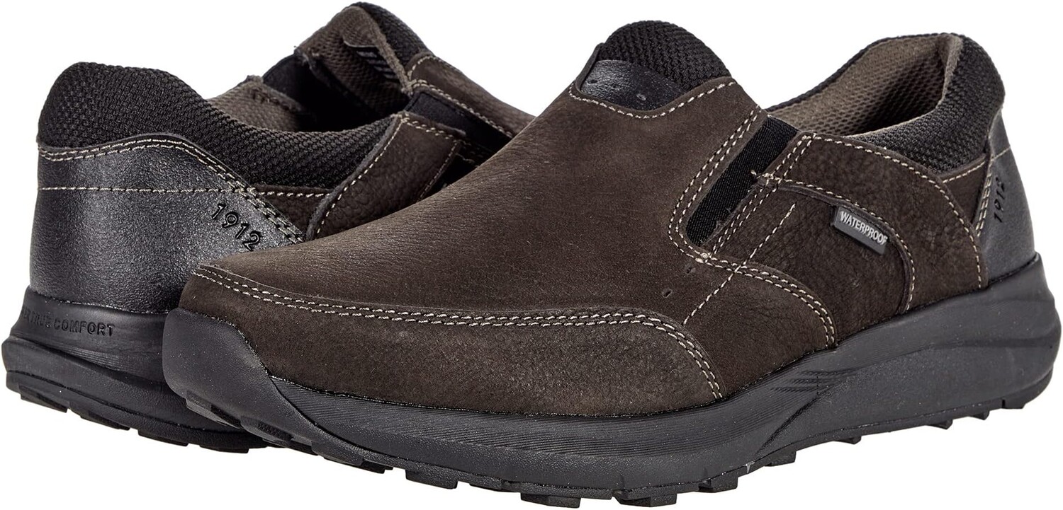 

Лоферы Excursion Waterproof Moccasin Toe Slip-On Nunn Bush, цвет Charcoal